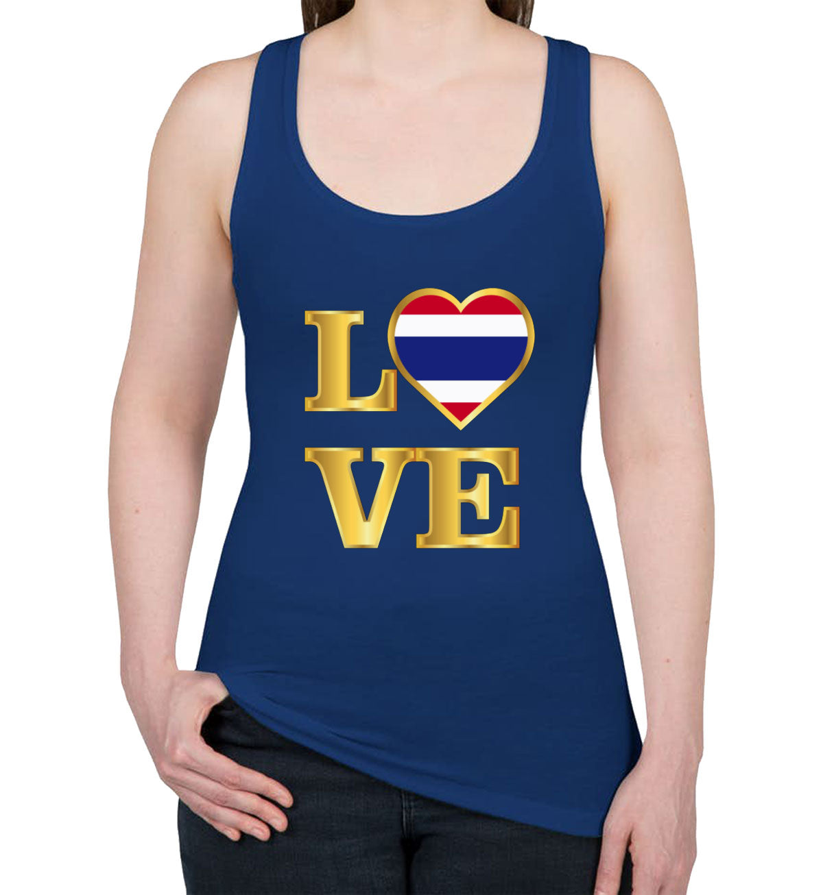 Thailand Love Women's Racerback Tank Top