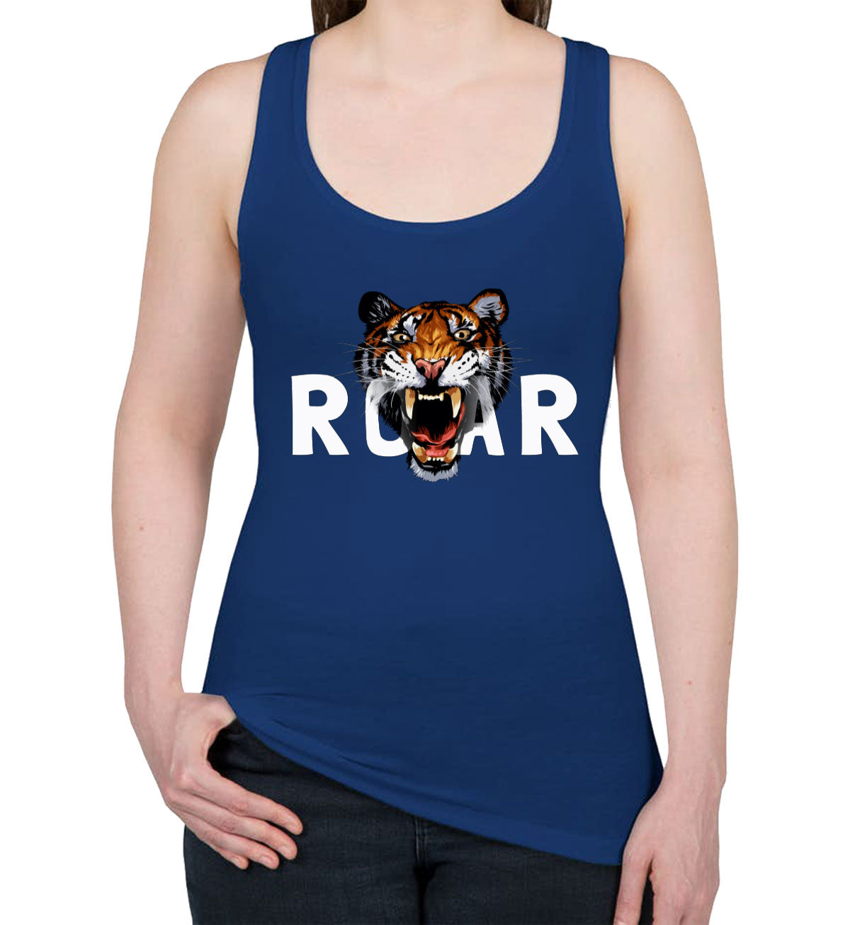 Tiger Roar Women's Racerback Tank Top