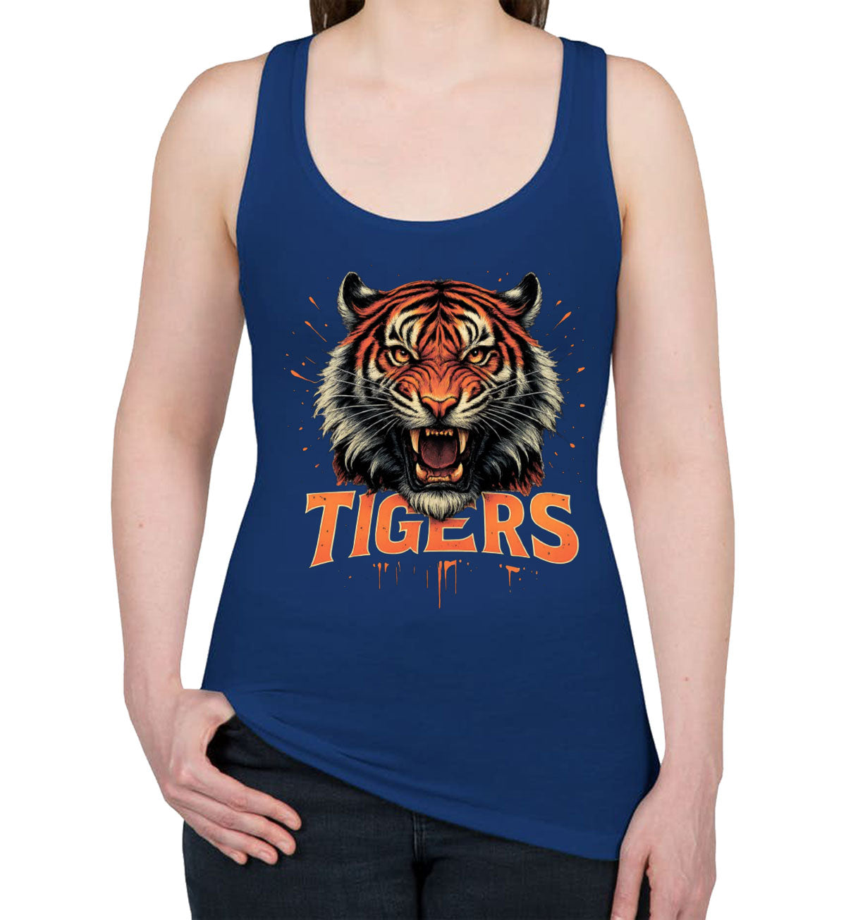 Tigers Women's Racerback Tank Top