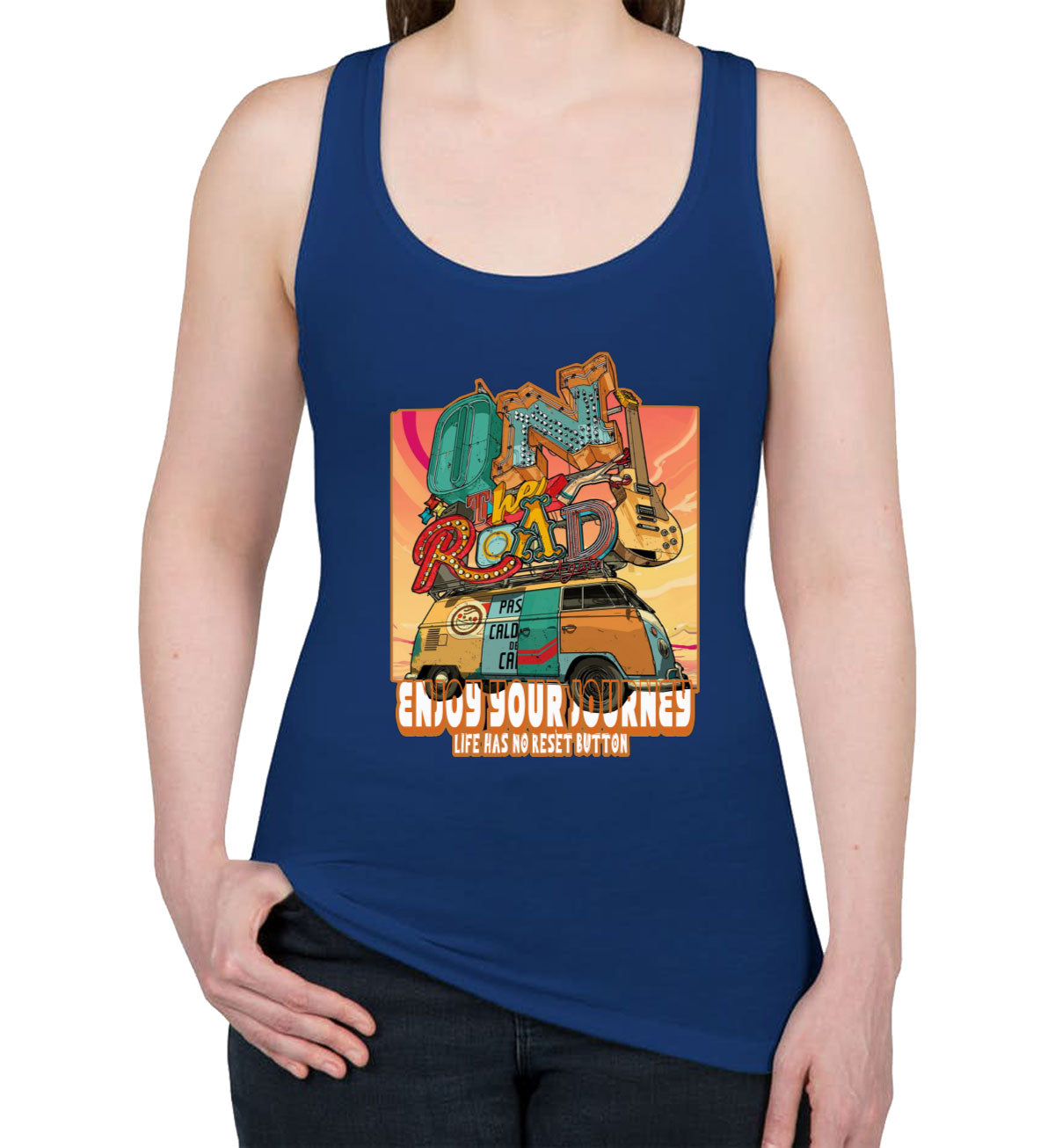 Vintage Van Women's Racerback Tank Top