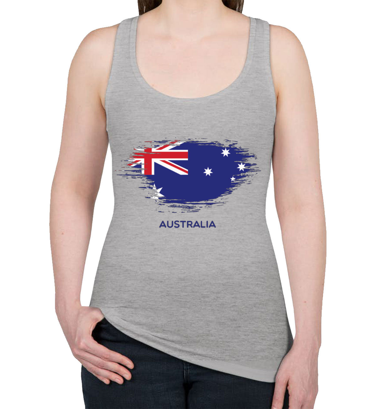 Australia Flag Women's Racerback Tank Top