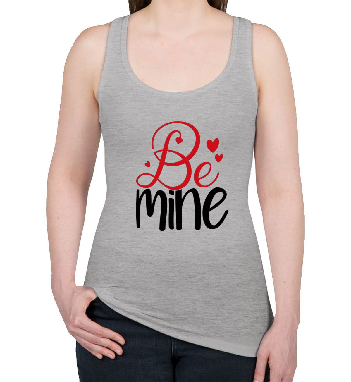 Be Mine Valentine's Day Women's Racerback Tank Top