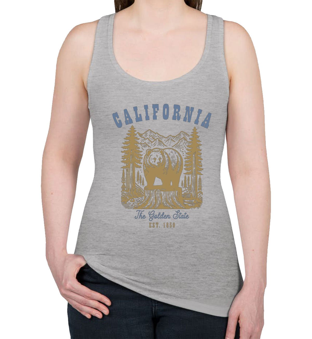California State Vintage Women's Racerback Tank Top