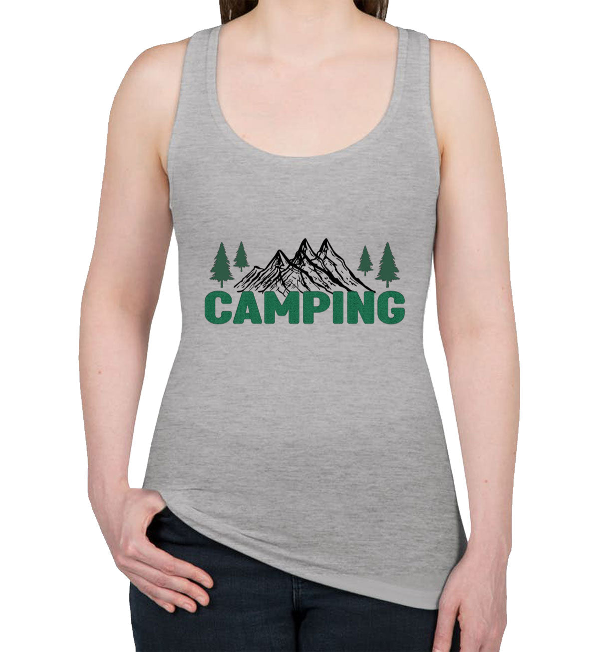 Camping Women's Racerback Tank Top