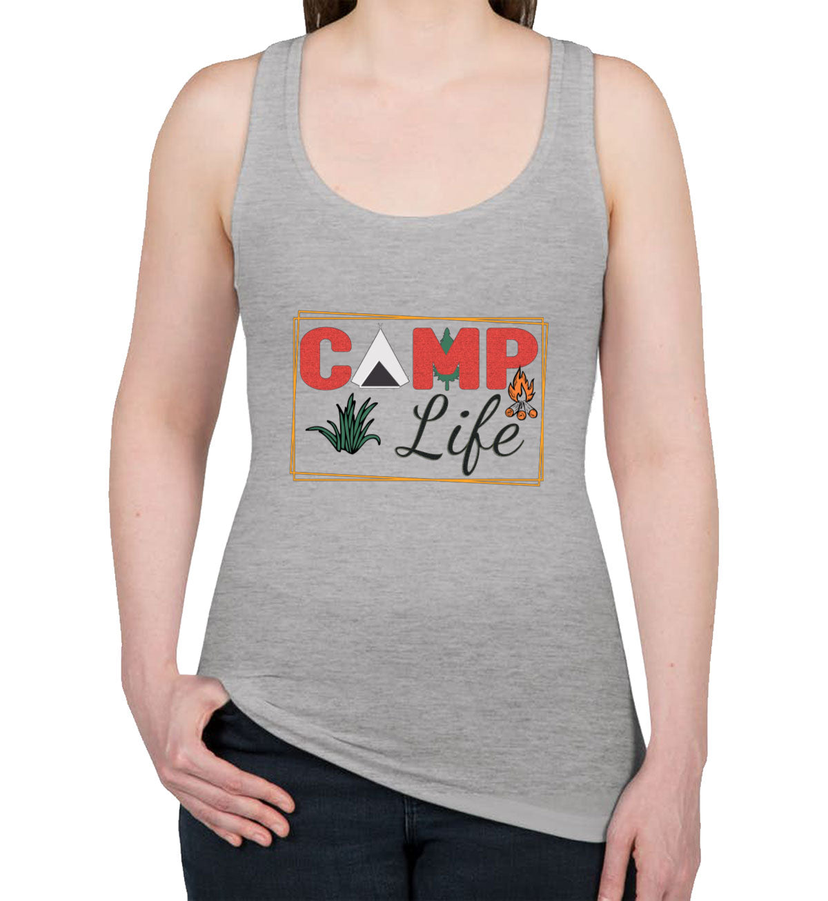 Camp Life Women's Racerback Tank Top