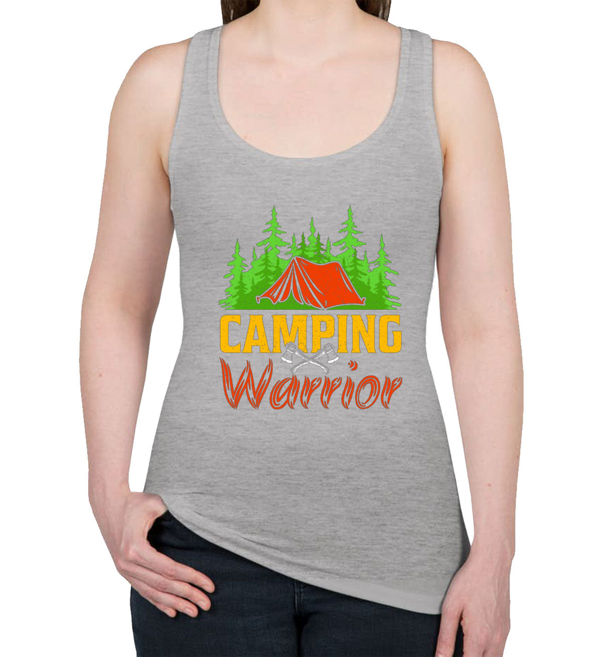Camping Warrior Women's Racerback Tank Top