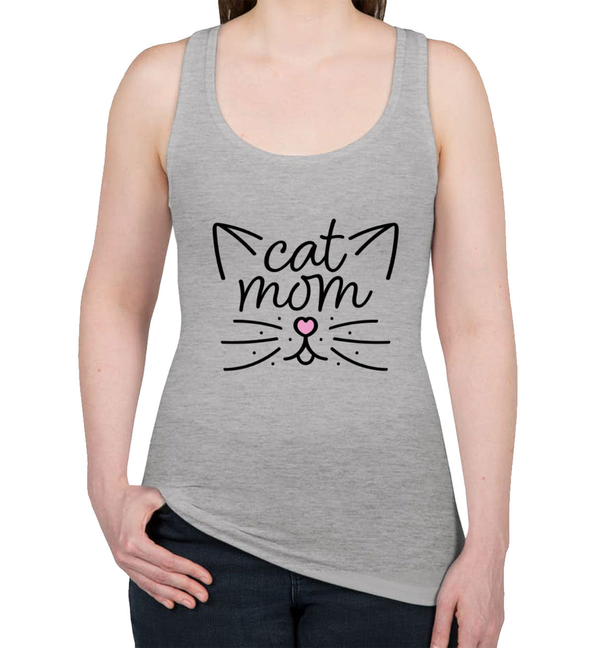 Cat Mom Women's Racerback Tank Top