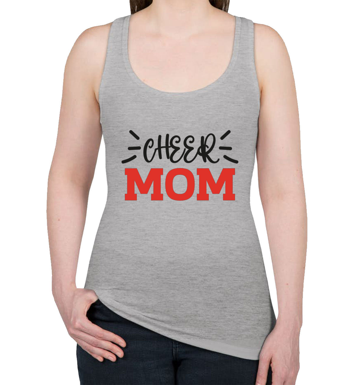 Cheer Mom Women's Racerback Tank Top