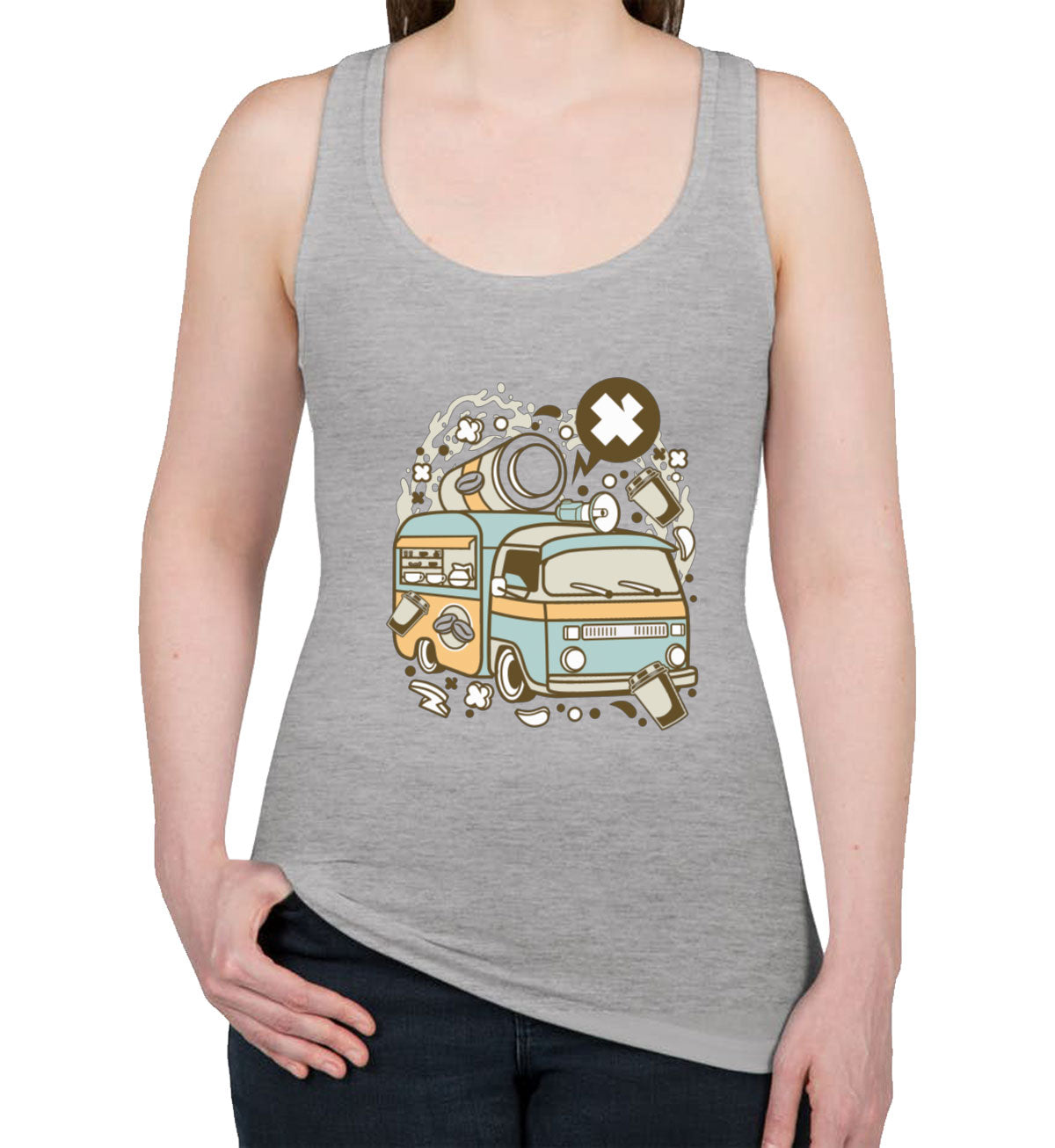 Coffee Van Women's Racerback Tank Top