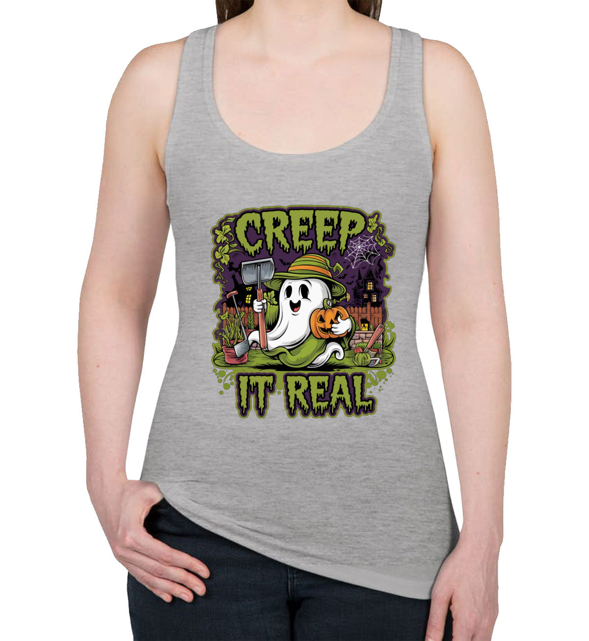 Creep It Real Women's Racerback Tank Top