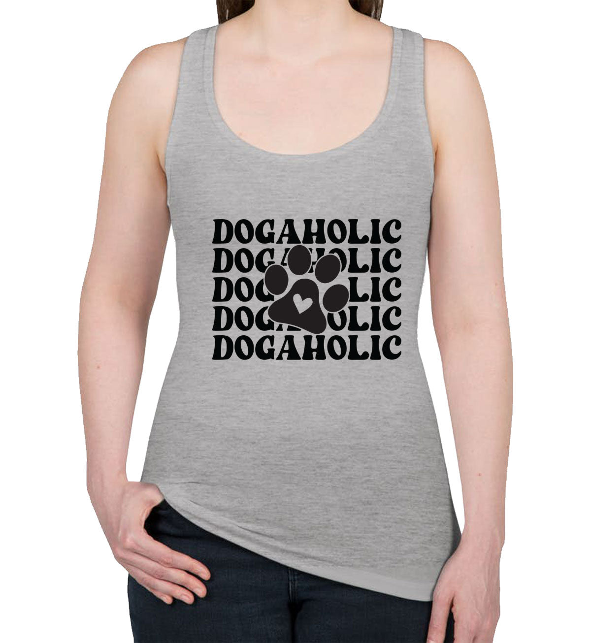 Dogaholic Women's Racerback Tank Top