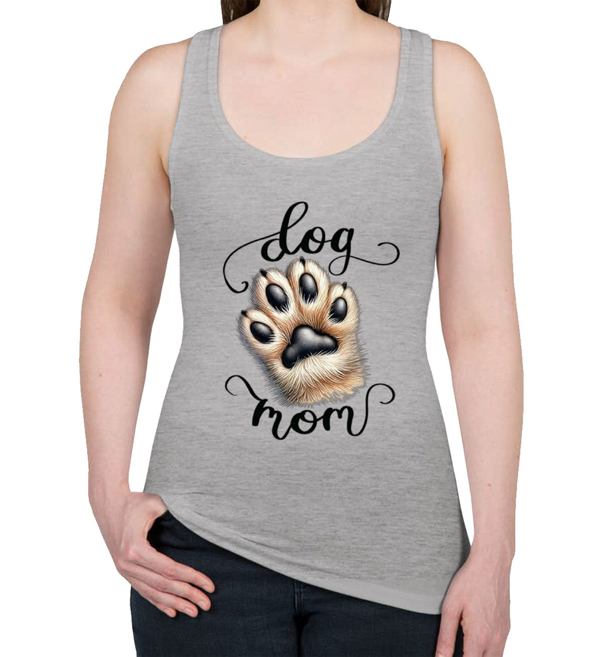 Dog Mom Women's Racerback Tank Top