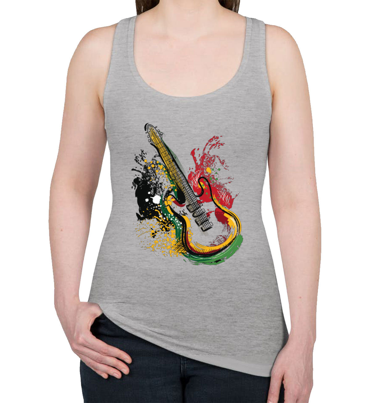 Electric Guitar Women's Racerback Tank Top