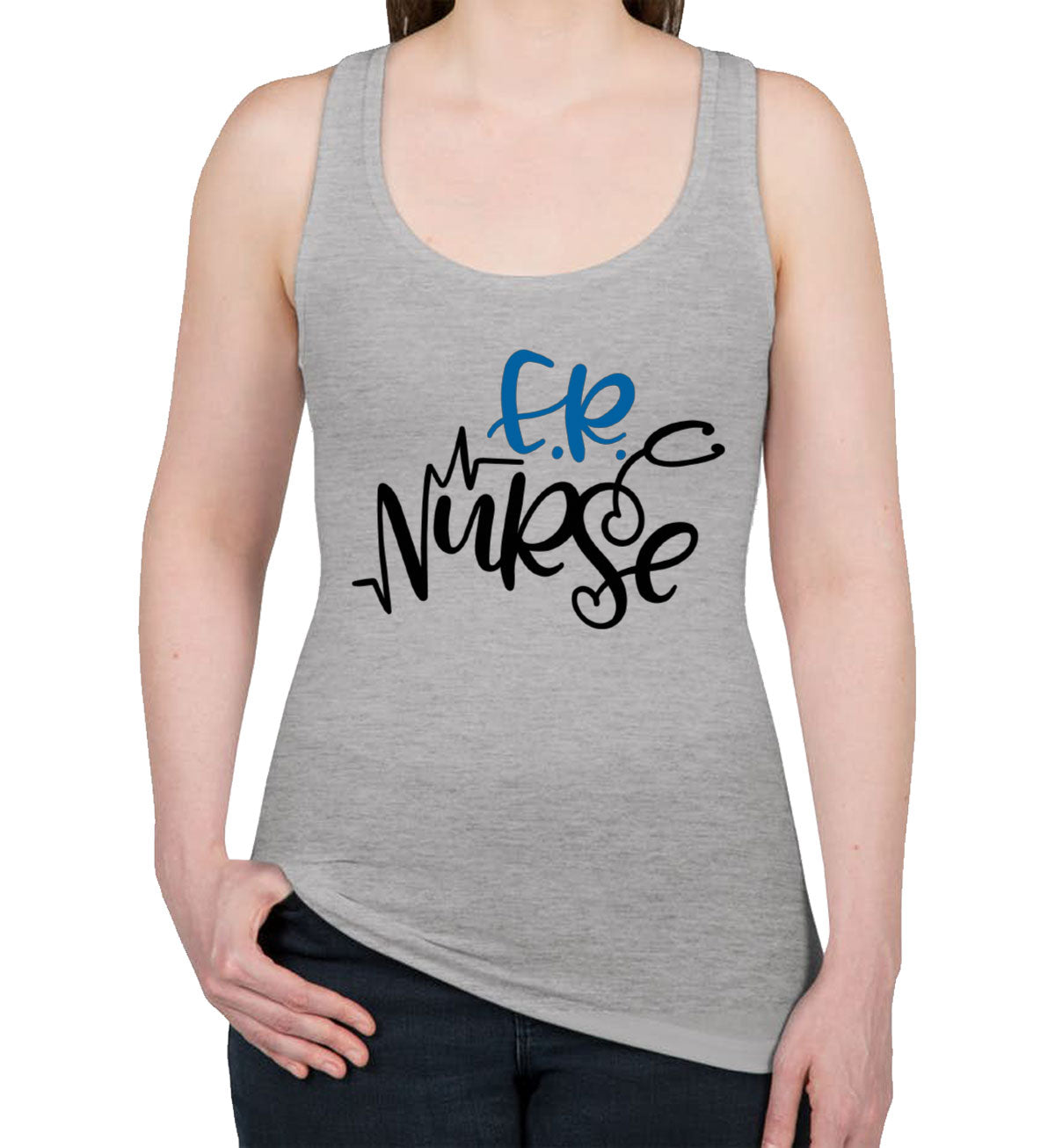 ER Nurse Women's Racerback Tank Top