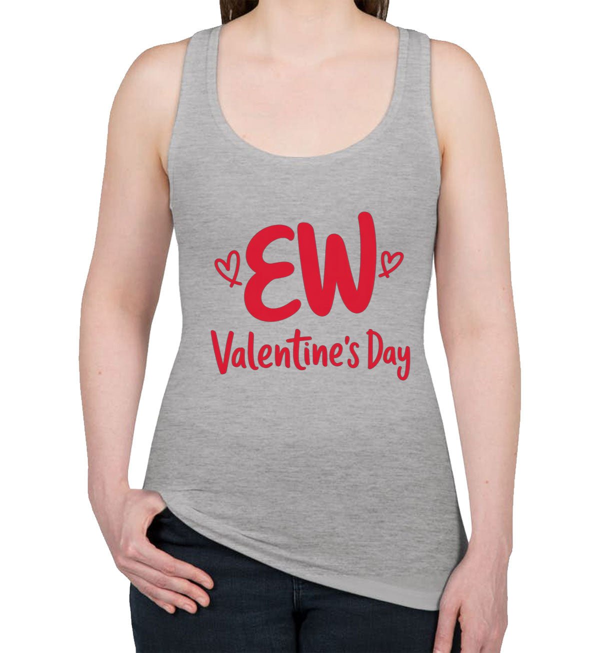 EW Valentine's Day Women's Racerback Tank Top