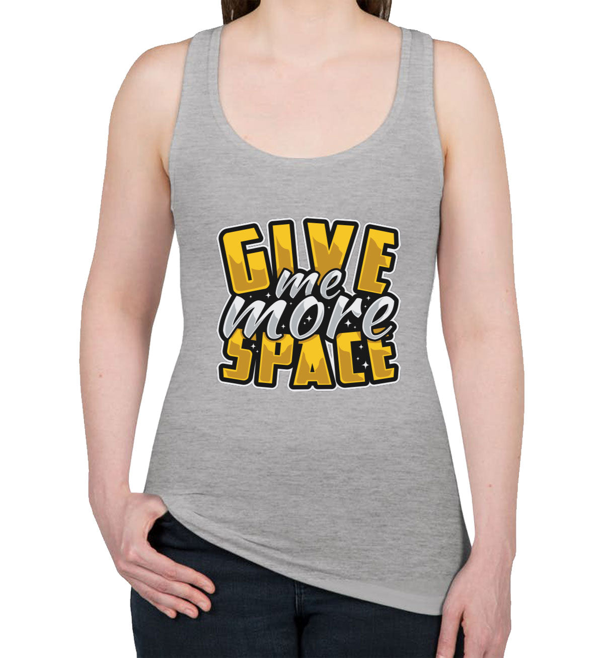 Give Me More Space Women's Racerback Tank Top