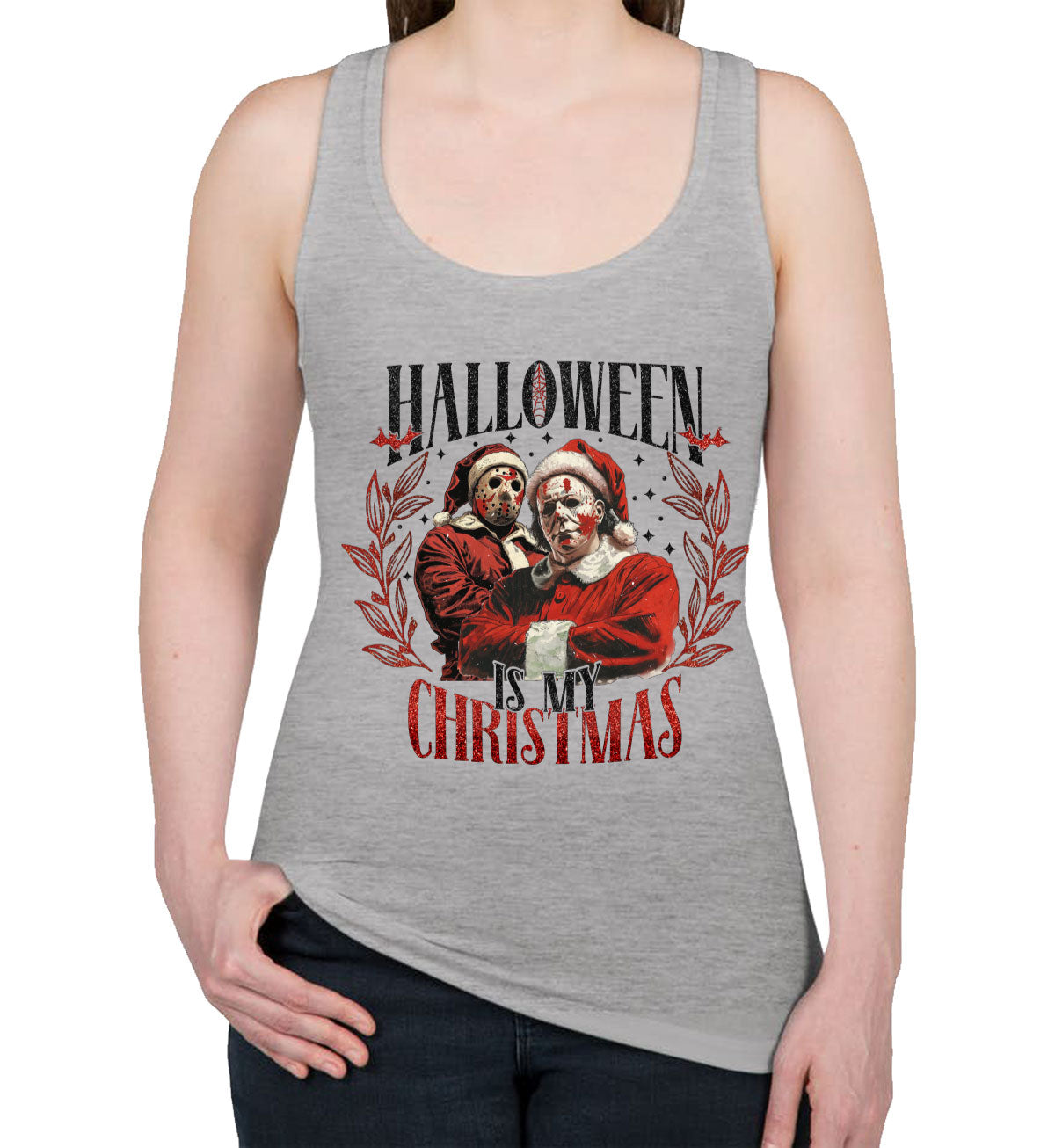 Halloween Is My Christmas Women's Racerback Tank Top