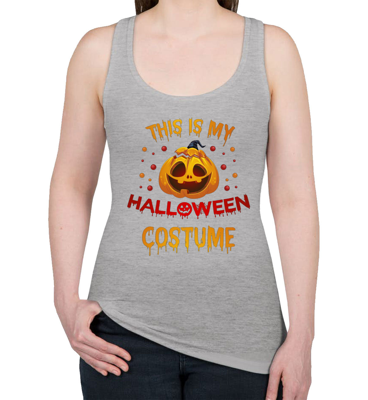 This Is My Halloween Costume Women's Racerback Tank Top