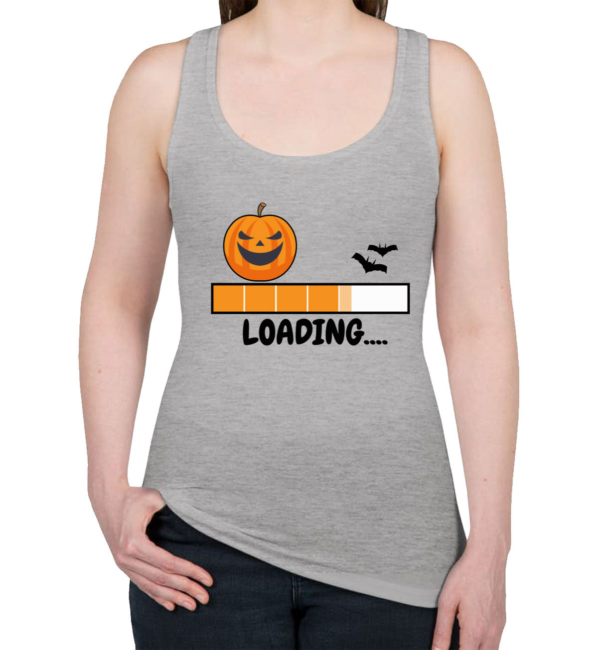 Halloween Loading Women's Racerback Tank Top