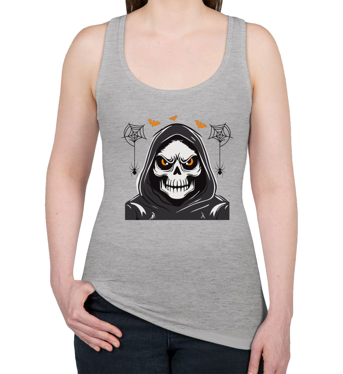 Skeleton Halloween Women's Racerback Tank Top