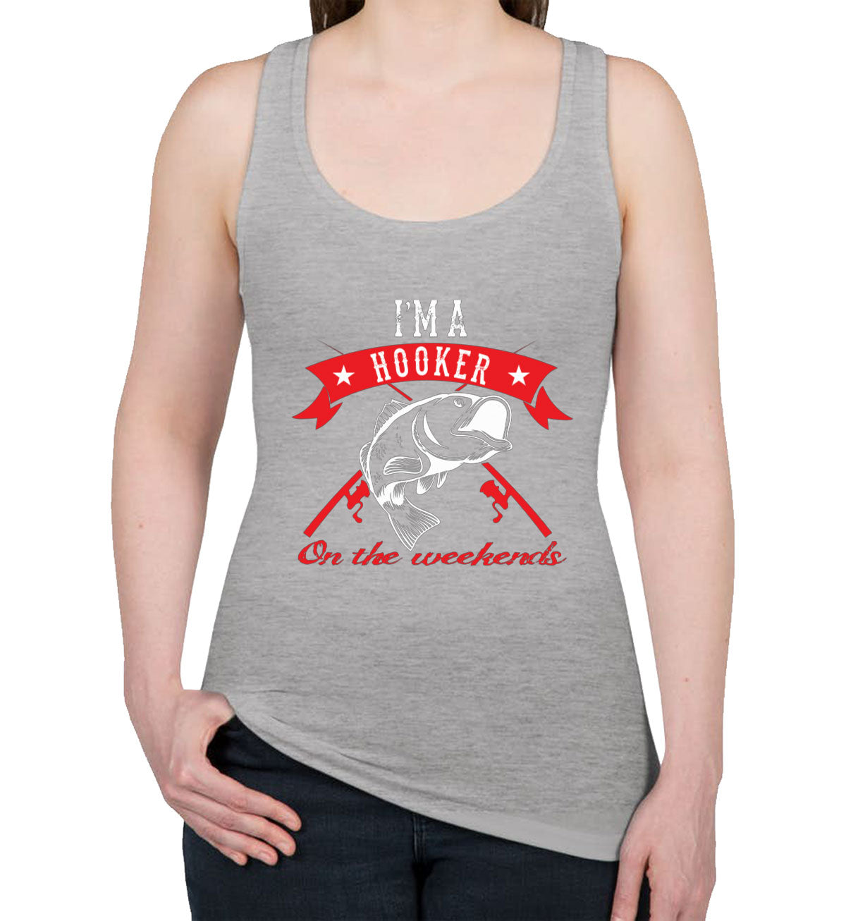 I'm A Hooker On The Weekends Women's Racerback Tank Top