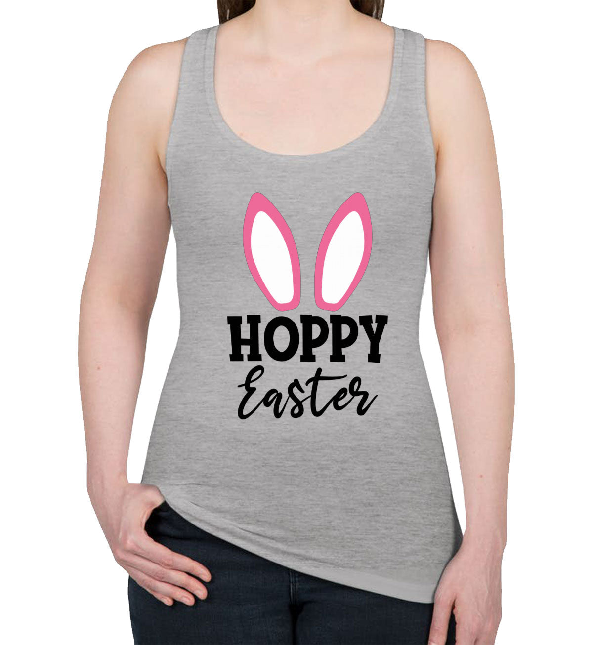 Hoppy Easter Women's Racerback Tank Top