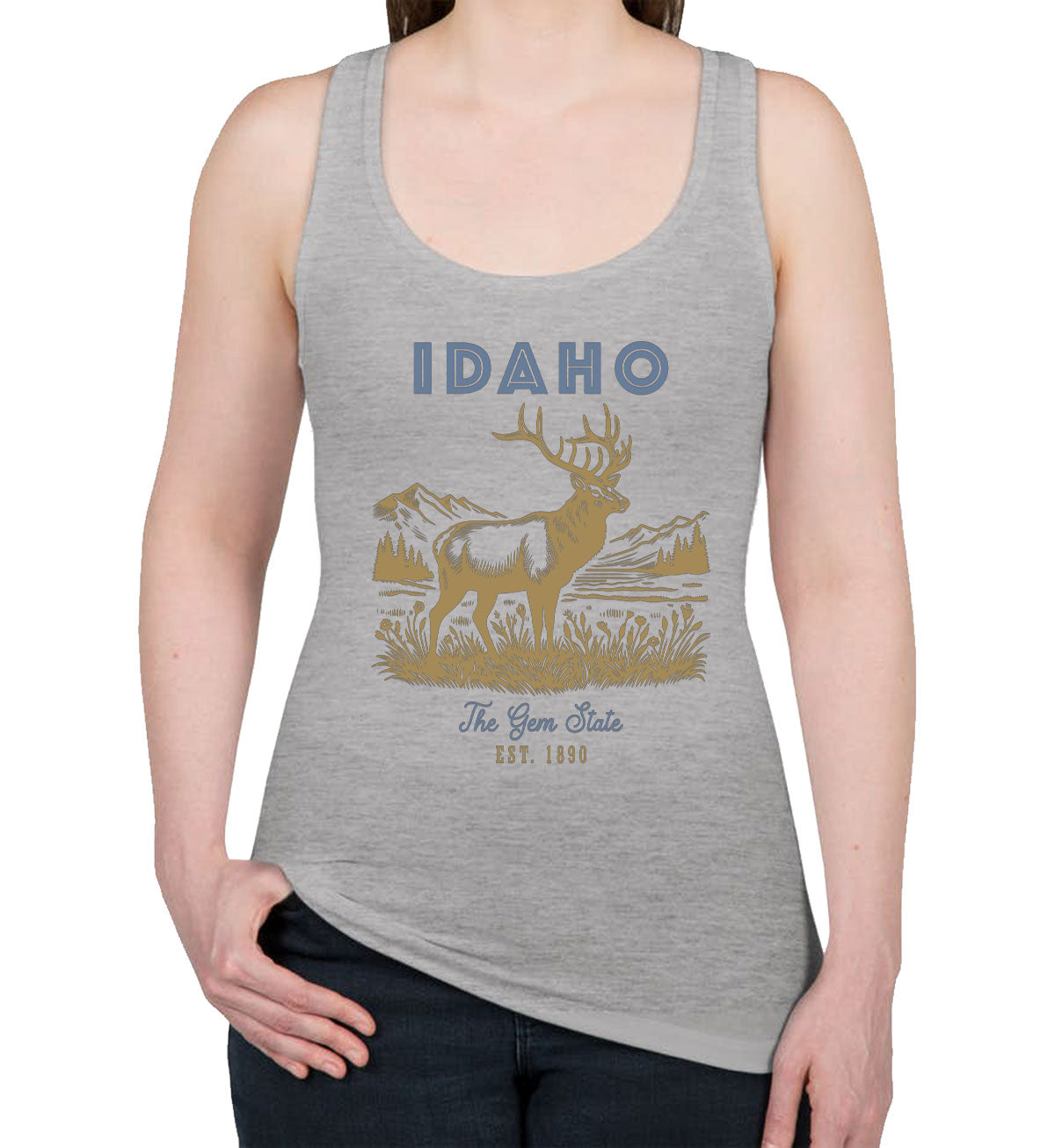 Idaho State Vintage Women's Racerback Tank Top