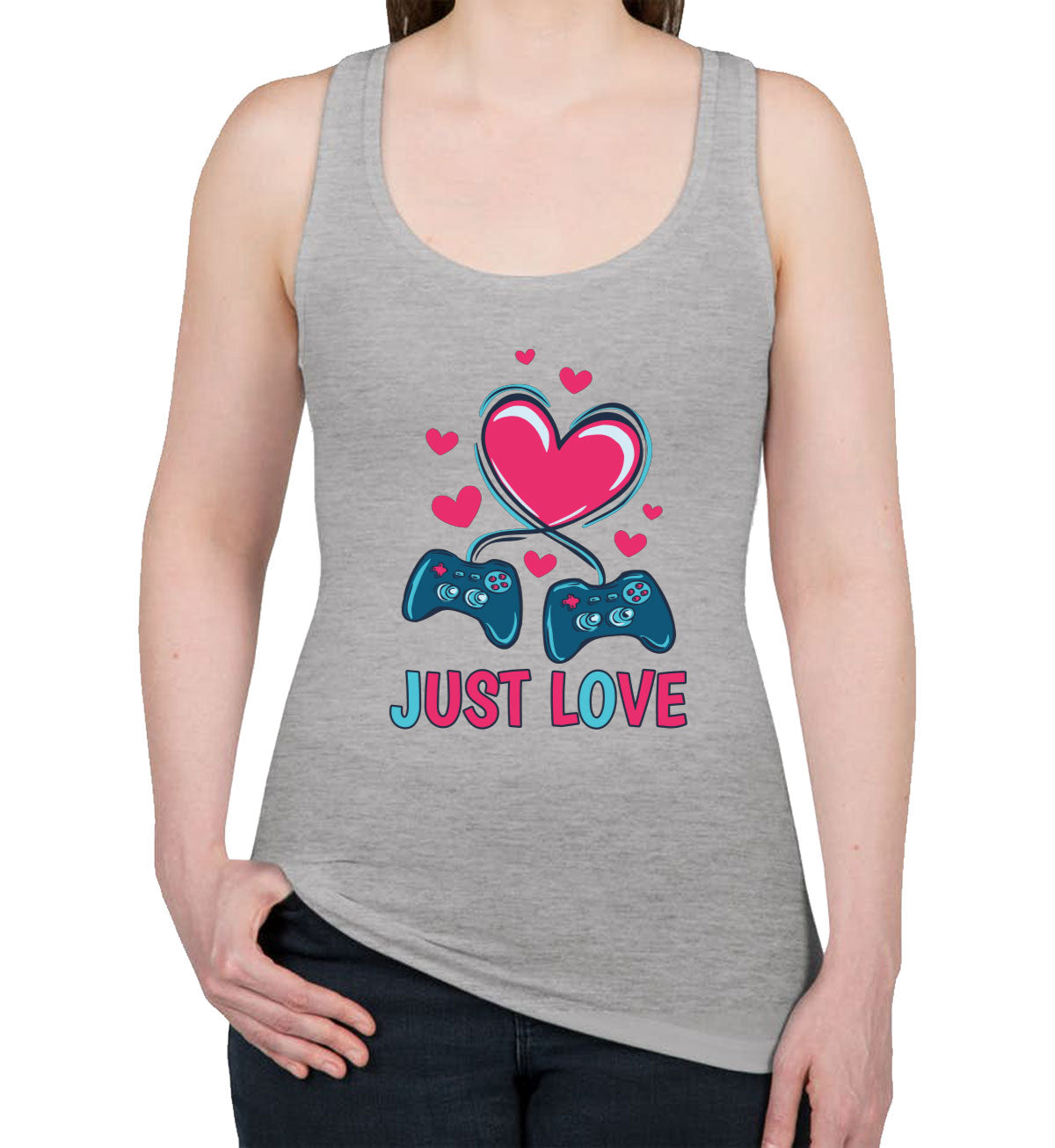 Just Love Game Women's Racerback Tank Top