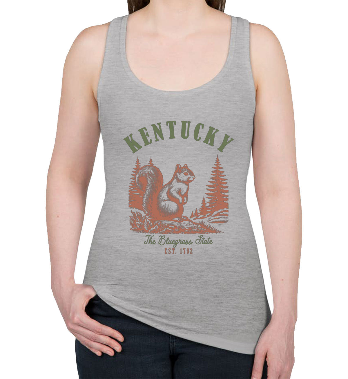 Kentucky State Vintage Women's Racerback Tank Top