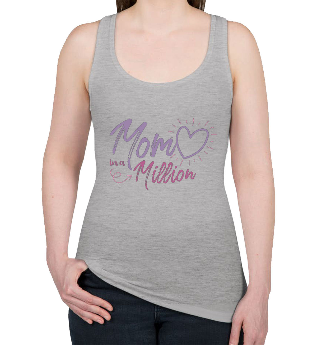 Mom In A Million Women's Racerback Tank Top