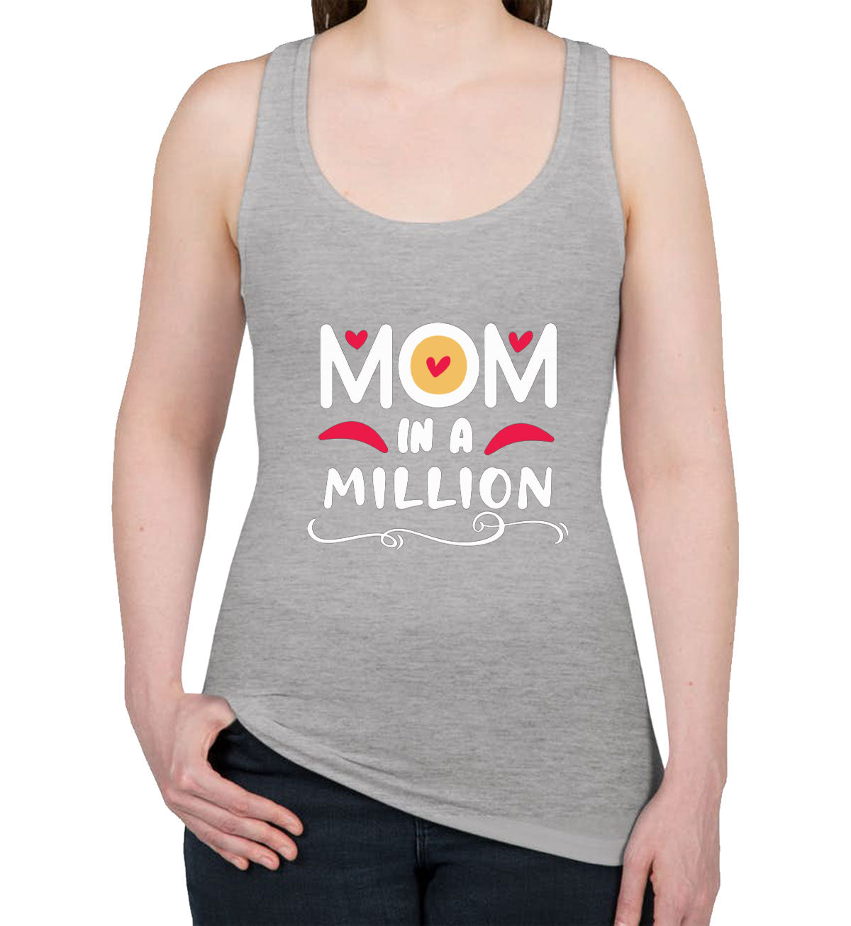 Mom In A Million Women's Racerback Tank Top