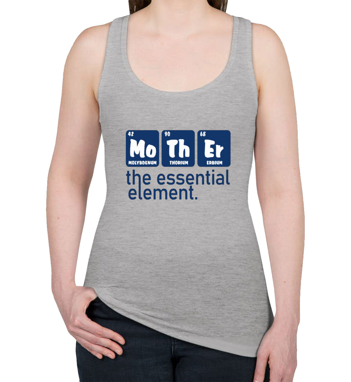 Mother Periodic Table Mom And Baby Matching Women's Racerback Tank Top