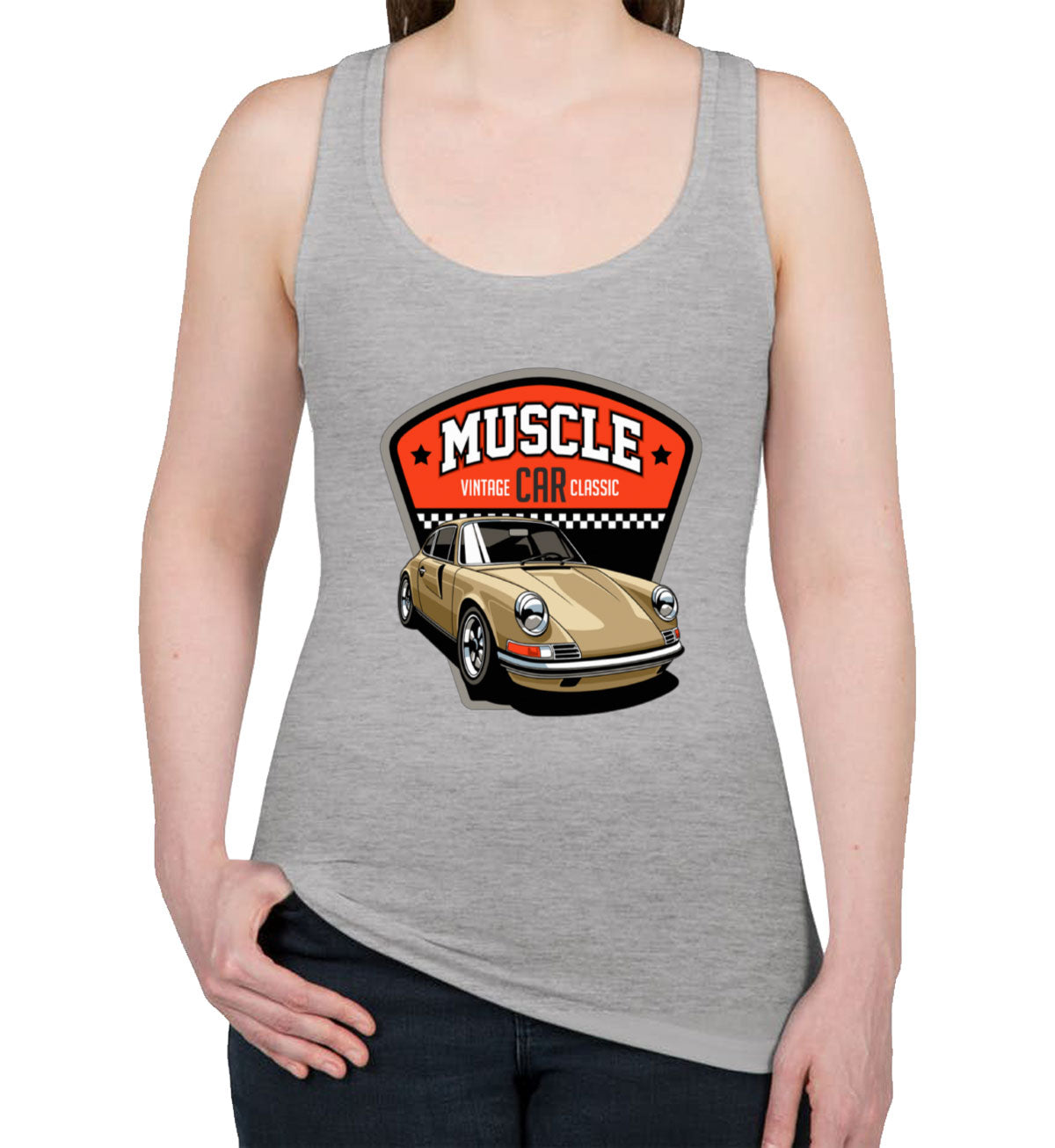 Muscle Car Women's Racerback Tank Top