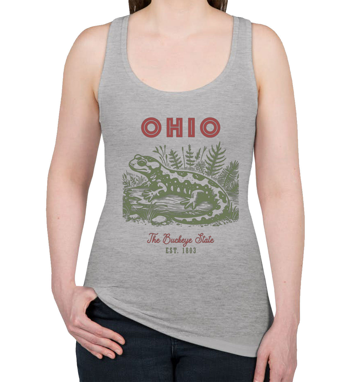 Ohio State Vintage Women's Racerback Tank Top