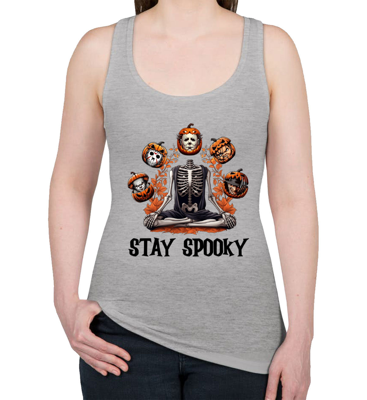 Stay Spooky Halloween Women's Racerback Tank Top
