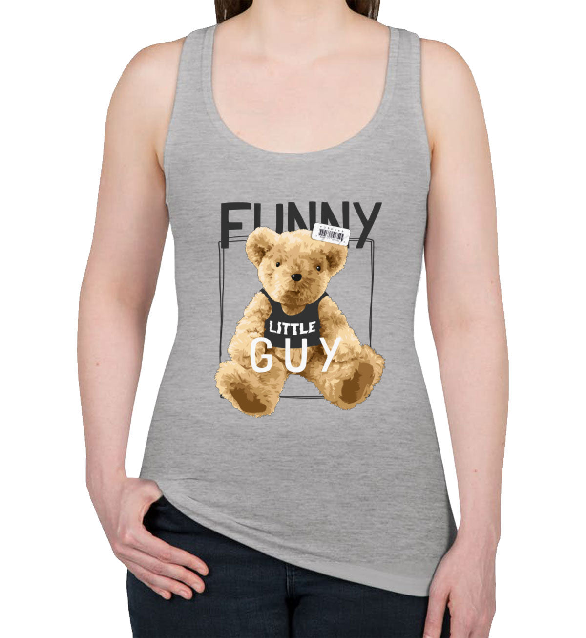 Teddy Bear Funny Women's Racerback Tank Top