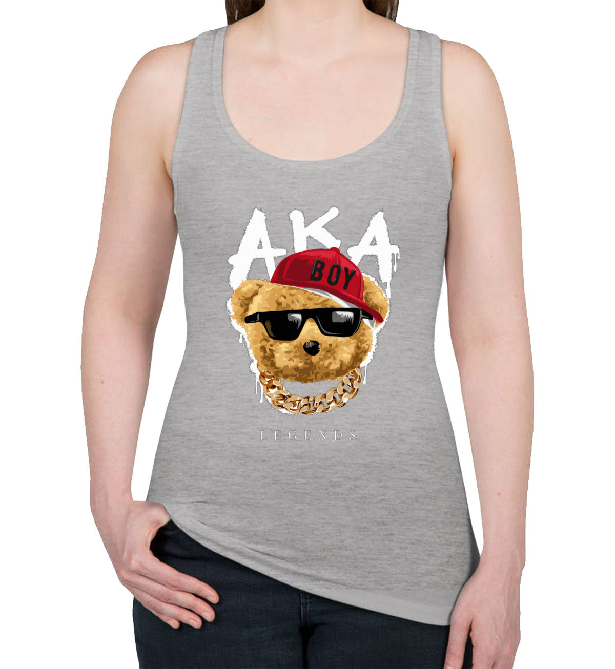 Teddy Bear Legends Women's Racerback Tank Top