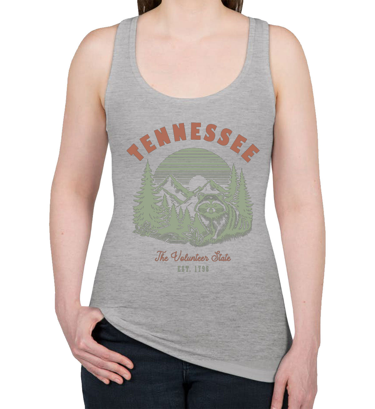 Tennessee State Vintage Women's Racerback Tank Top