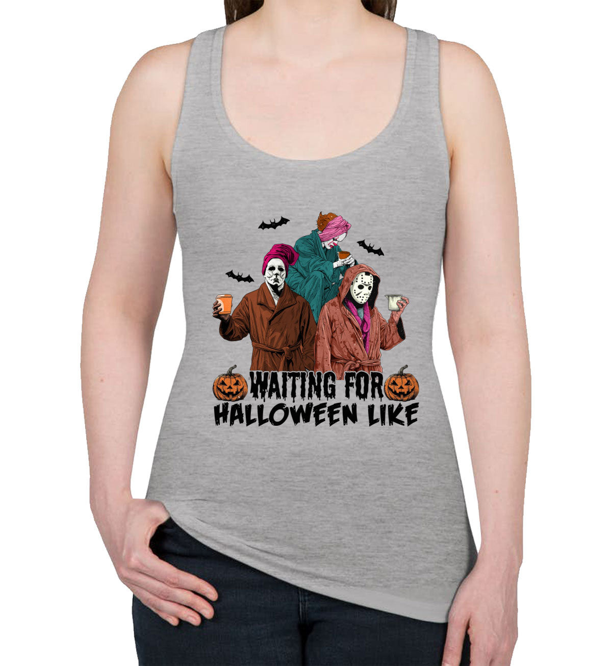 Waiting For Halloween Like Women's Racerback Tank Top