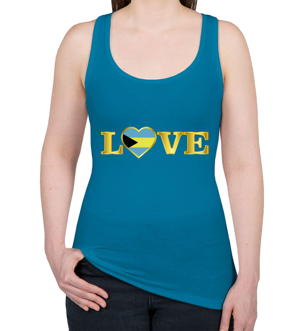 Bahamas Love Women's Racerback Tank Top