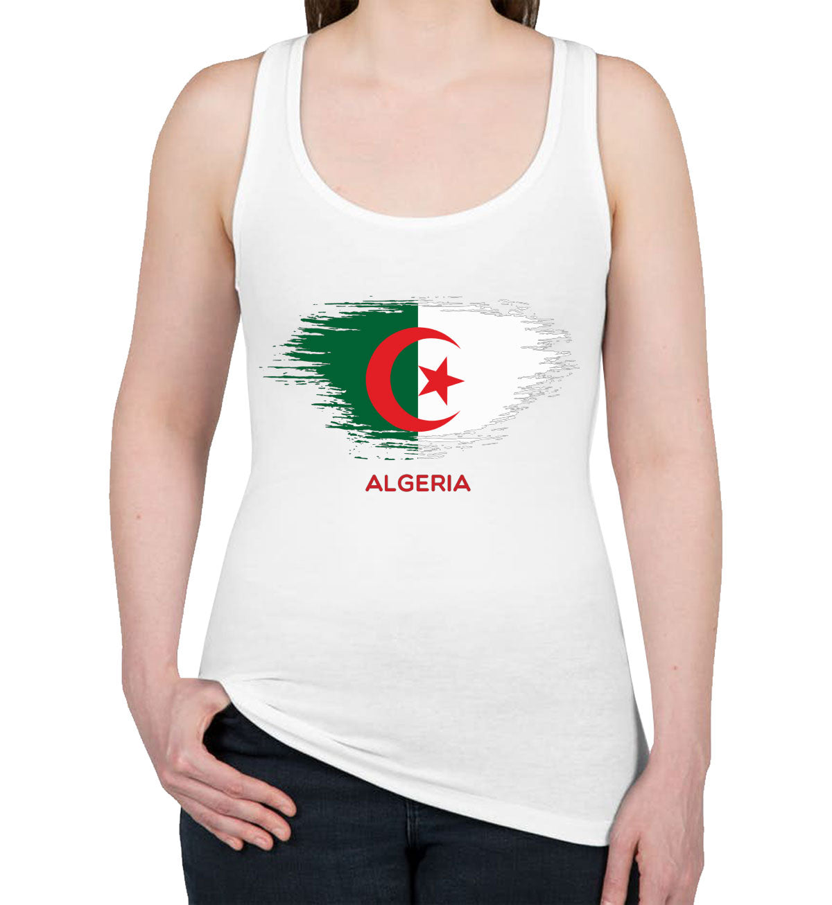 Algeria Flag Women's Racerback Tank Top