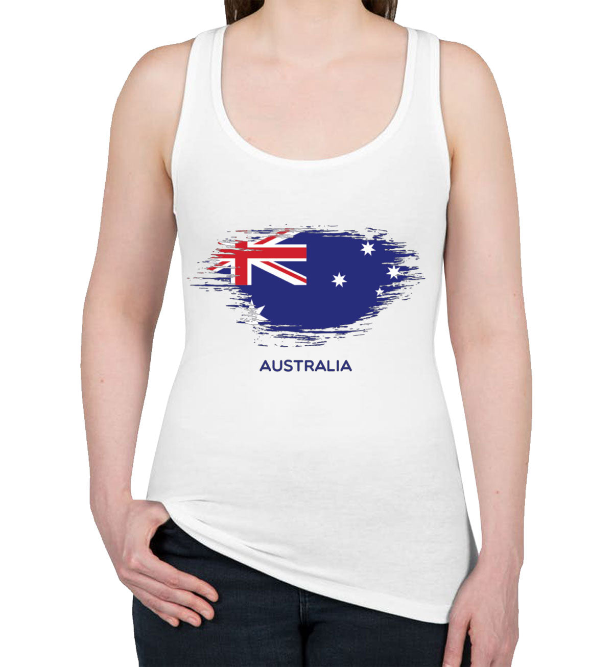 Australia Flag Women's Racerback Tank Top