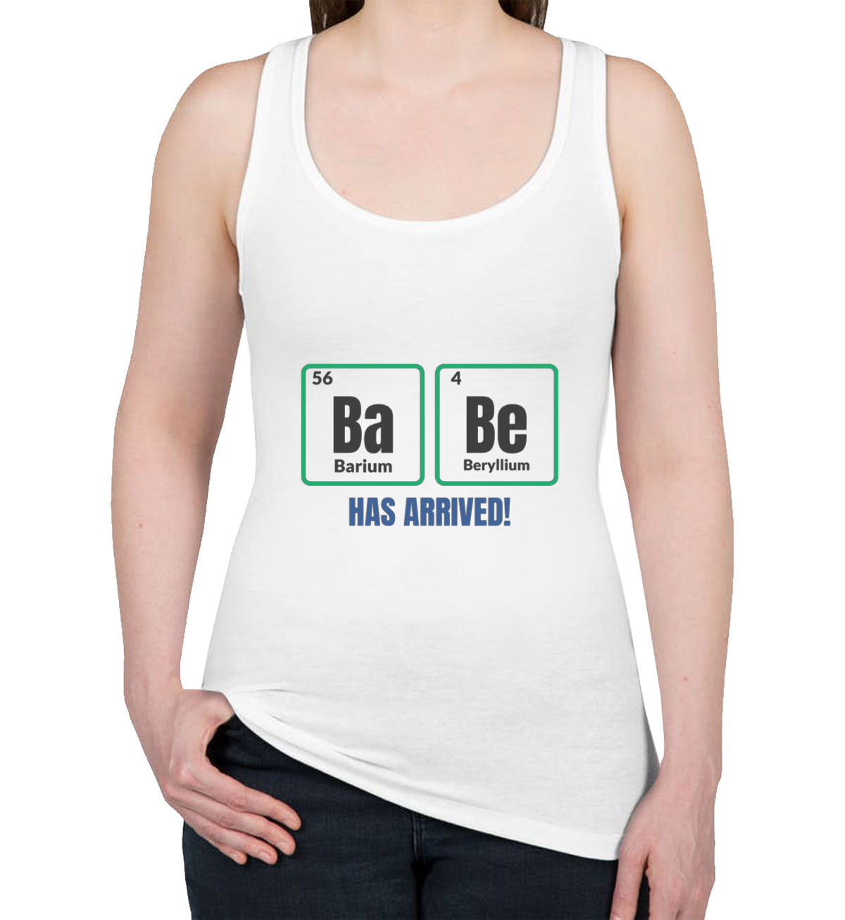 Babe Has Arrived Women's Racerback Tank Top