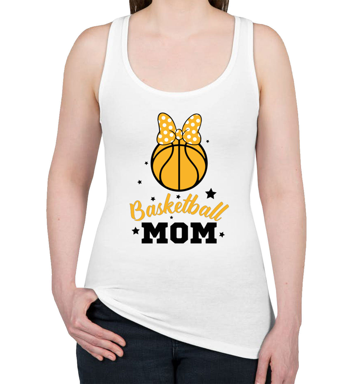 Basketball Mom Women's Racerback Tank Top