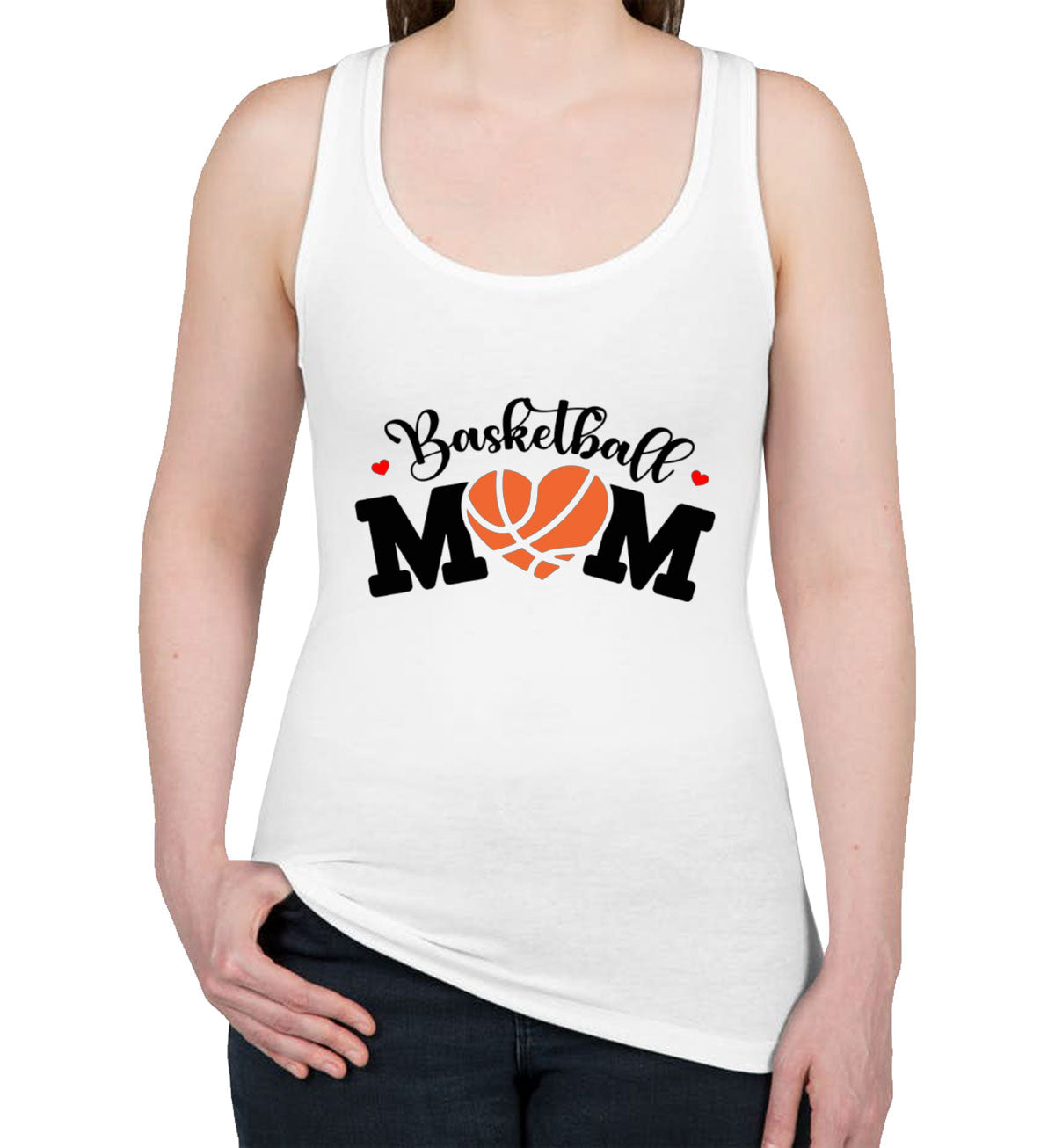 Basketball Mom Women's Racerback Tank Top