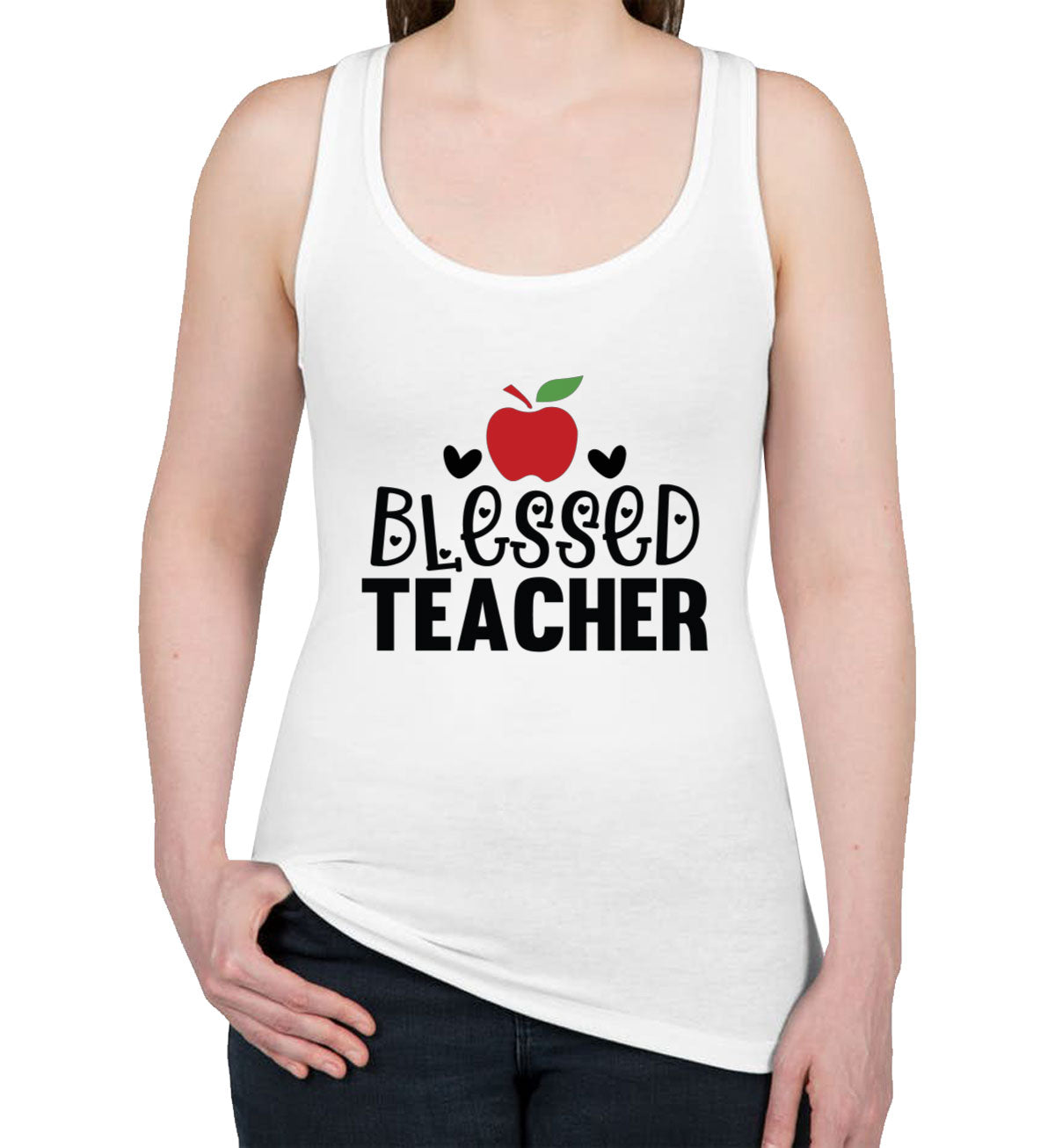 Blessed Teacher Women's Racerback Tank Top