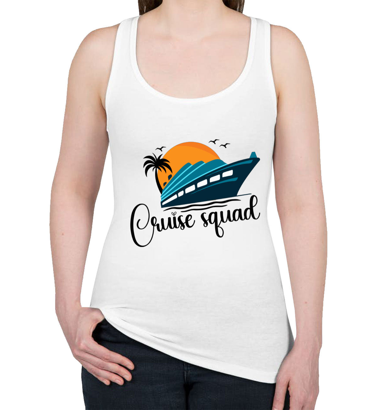 Cruise Squad Women's Racerback Tank Top