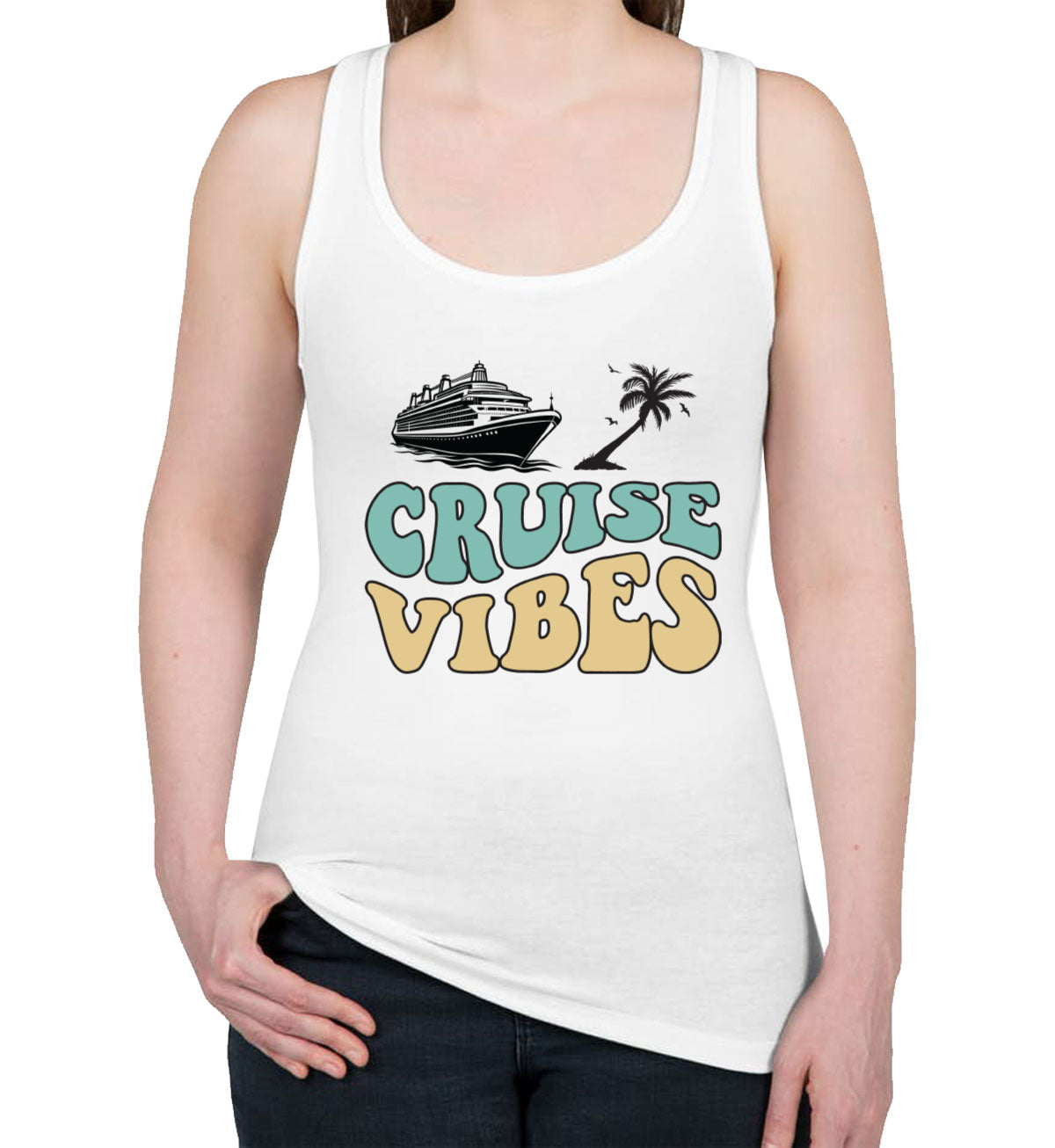 Cruise Vibes Women's Racerback Tank Top