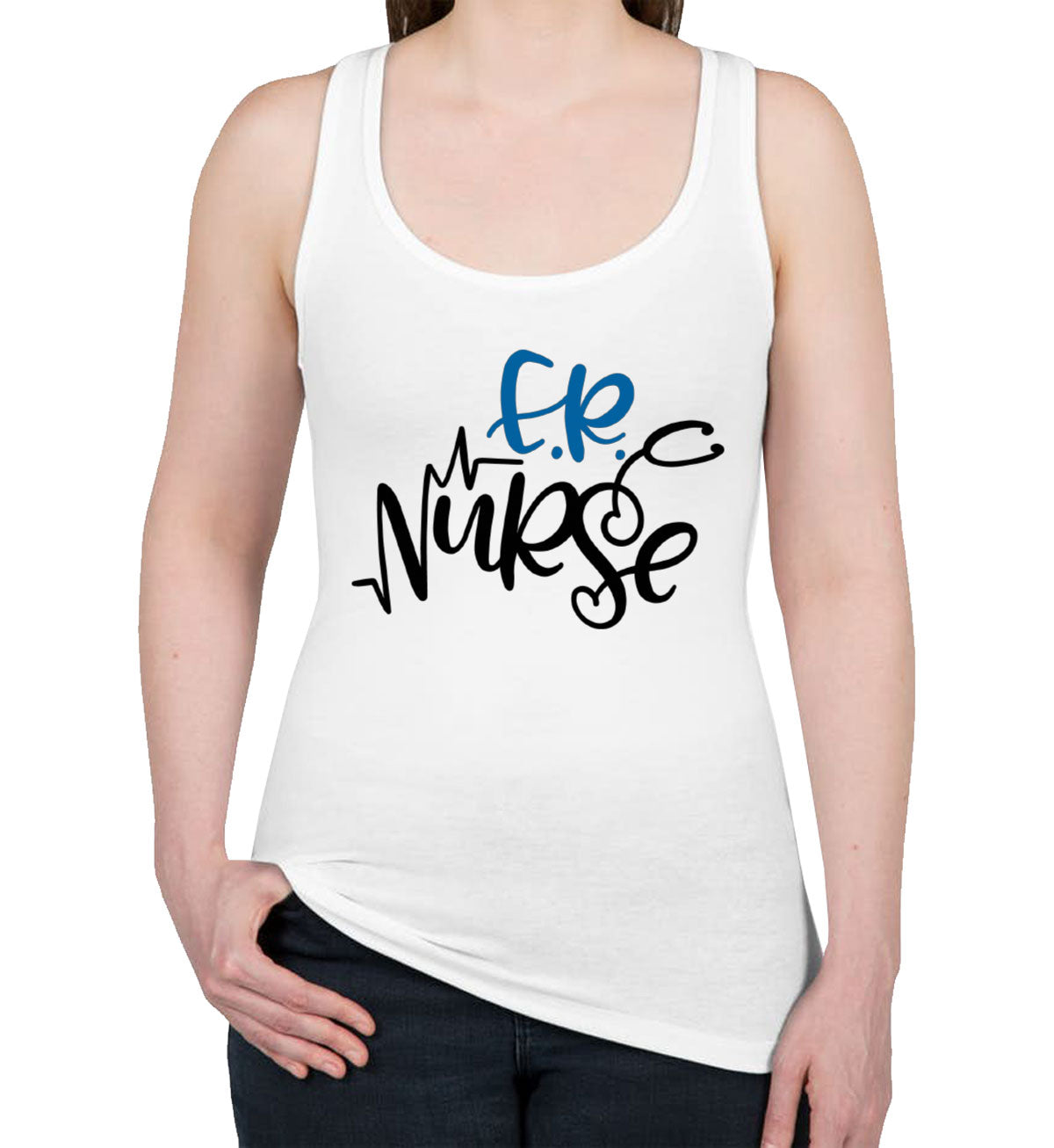 ER Nurse Women's Racerback Tank Top