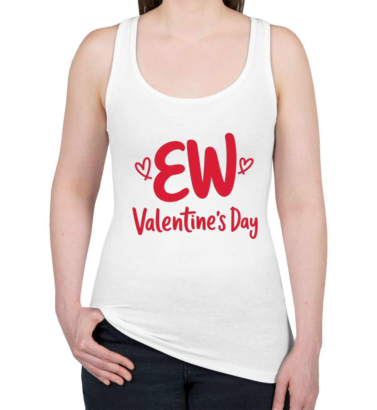 EW Valentine's Day Women's Racerback Tank Top